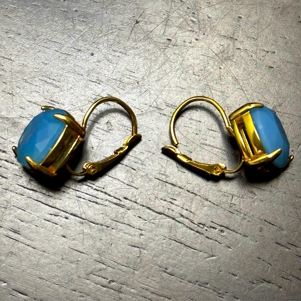 Kate Spade ♠️ New York light blue earrings - Picture 5 of 9